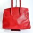 5208-Túi đeo vai/xách tay-Birkin style red leather bag5