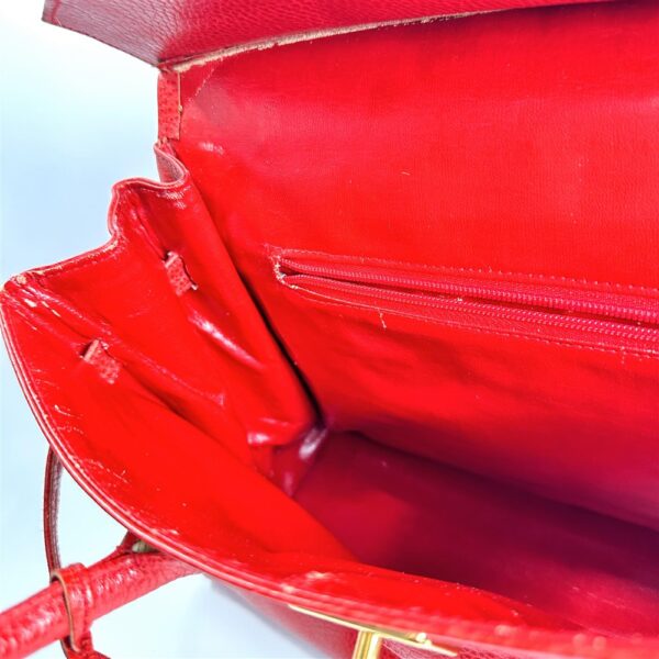 5208-Túi đeo vai/xách tay-Birkin style red leather bag13