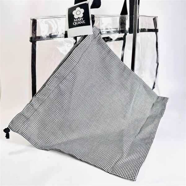 5218-Túi xách tay-MARY QUANT clear vinyl large tote bag7