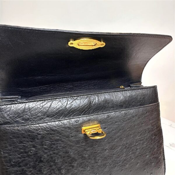 5202-Túi xách tay/đeo chéo da đà điểu-Ostrich leather handbag/crossbody bag9
