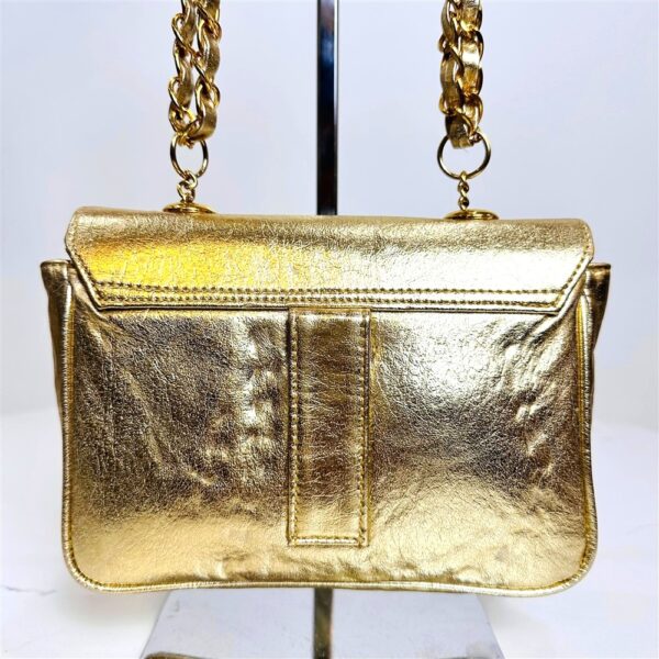 5207-Túi đeo vai/đeo chéo/đeo bụng-MOSCHINO heart quilted gold crossbody bag7