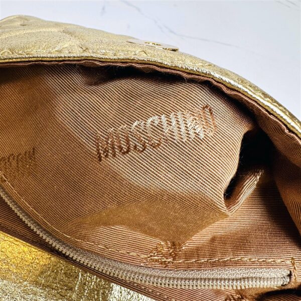 5207-Túi đeo vai/đeo chéo/đeo bụng-MOSCHINO heart quilted gold crossbody bag14