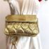 5207-Túi đeo vai/đeo chéo/đeo bụng-MOSCHINO heart quilted gold crossbody bag3