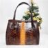 5211-Túi xách tay-Vintage crocodile leather handbag5
