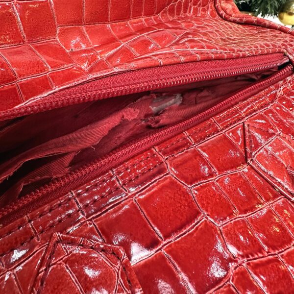 5212-Túi xách tay-CAMELLIA ART crocodile embossed Birkin style handbag15