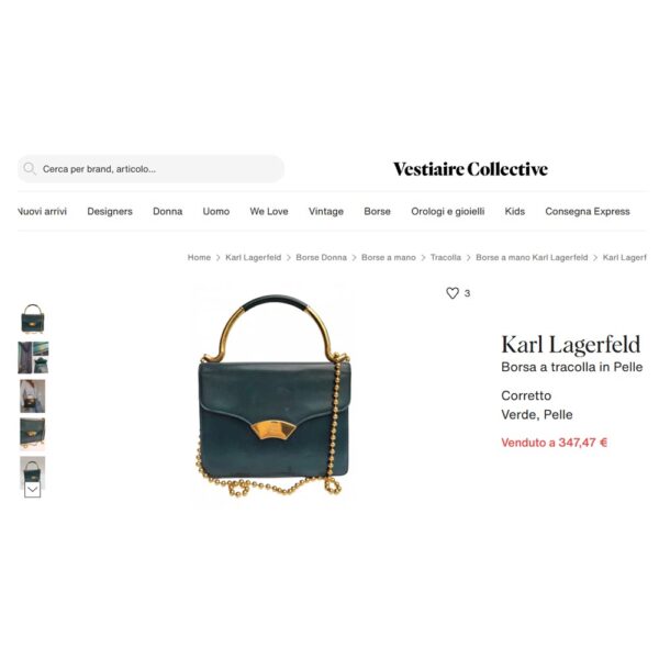 5206-Túi xách tay/đeo chéo-KARL LAGERFELD Kelly crossbody bag-Đã sử dụng/Khá mới20