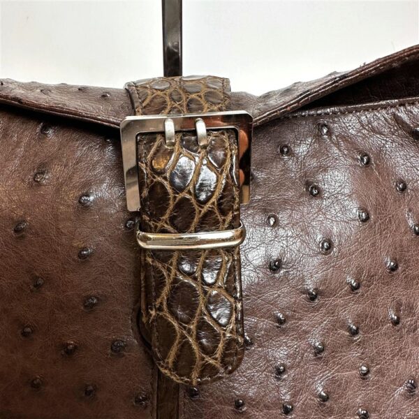 5241-Túi xách tay-Ostrich & Crocodile leather handbag8