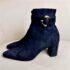3918-Size LL (24.5-25.5cm)-Velvet ankle boots-Giầy nữ-Đã sử dụng/khá mới2