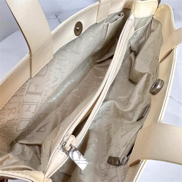 5240-Túi xách tay-FURLA Nude Boat Shaped Matte Leather handbag12