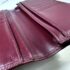 5254-CARTIER Burgundy Leather Bifold Long Wallet-Ví dài nữ/nam-Đã sử dụng8