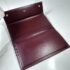 5255-CARTIER Burgundy Leather Bifold Long Wallet-Ví dài nữ-Đã sử dụng6