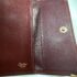 5259-Ví nữ/nam-CARTIER burgundy leather compact wallet-Khá cũ6