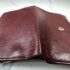 5259-Ví nữ/nam-CARTIER burgundy leather compact wallet-Khá cũ8