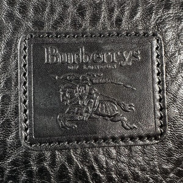 5269-Cặp nam-BURBERRYS of London black leather business bag6