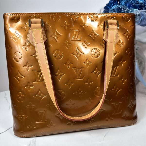 5271-Túi xách tay-LOUIS VUITTON Houston bronze vernis leather tote bag-Như mới6