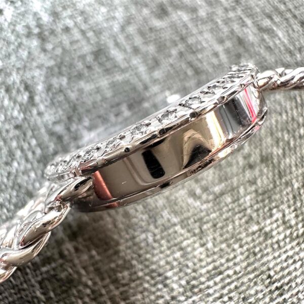 2130-Đồng hồ nữ-WALTHAM Silver 925 Diamond Bracelet Watch7