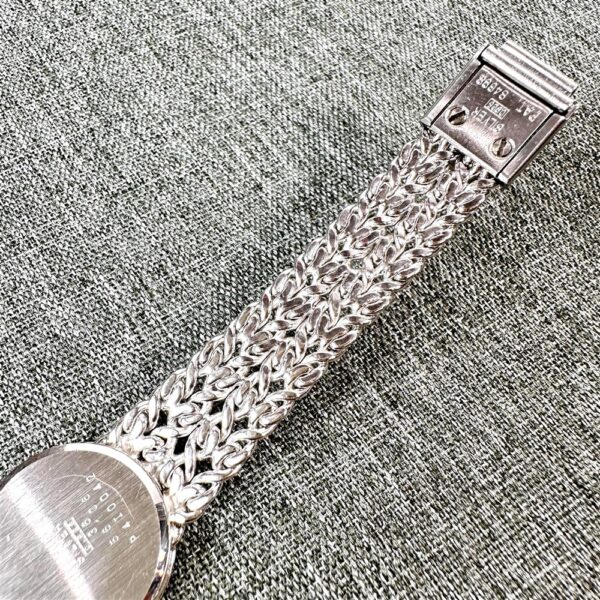 2130-Đồng hồ nữ-WALTHAM Silver 925 Diamond Bracelet Watch14