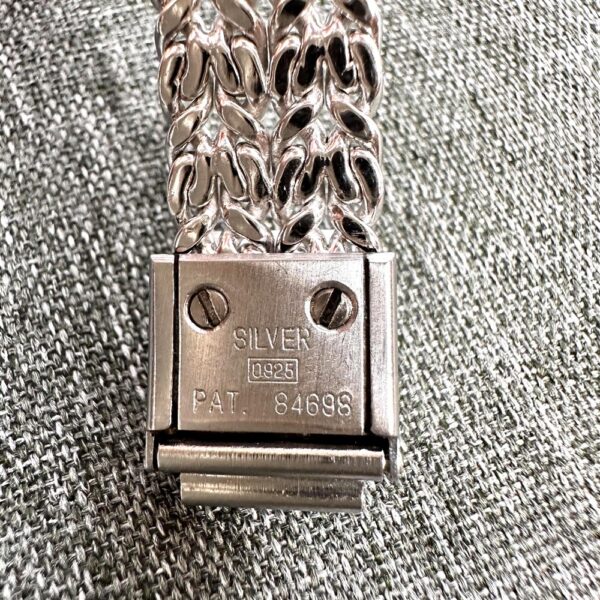 2130-Đồng hồ nữ-WALTHAM Silver 925 Diamond Bracelet Watch15