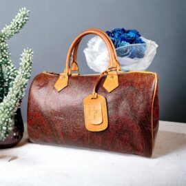 5250-Túi xách tay-ETRO Paisley Italy vintage boston bag