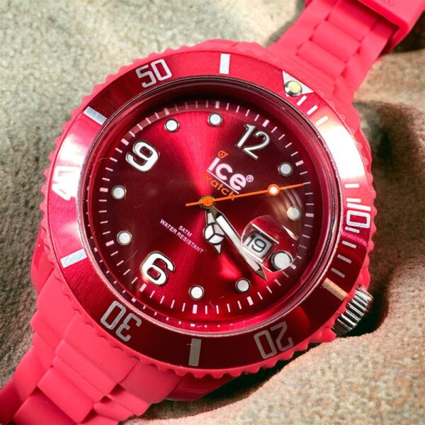 2148-Đồng hồ nữ/nam-ICE Watch red silicone SU.DG.U.S unisex watch (unused)0