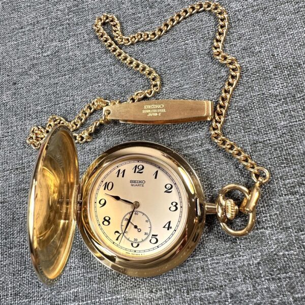 2184-Đồng hồ bỏ túi-SEIKO vintage pocket watch (unused)1