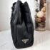 5275-Túi đeo vai-PRADA TESSUTO Black Chain nylon shoulder bag4