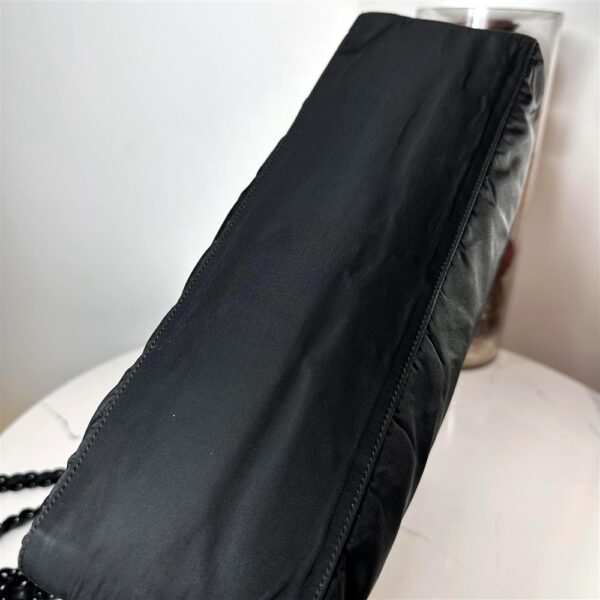 5275-Túi đeo vai-PRADA TESSUTO Black Chain nylon shoulder bag-Đã sử dụng8