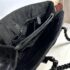 5275-Túi đeo vai-PRADA TESSUTO Black Chain nylon shoulder bag13