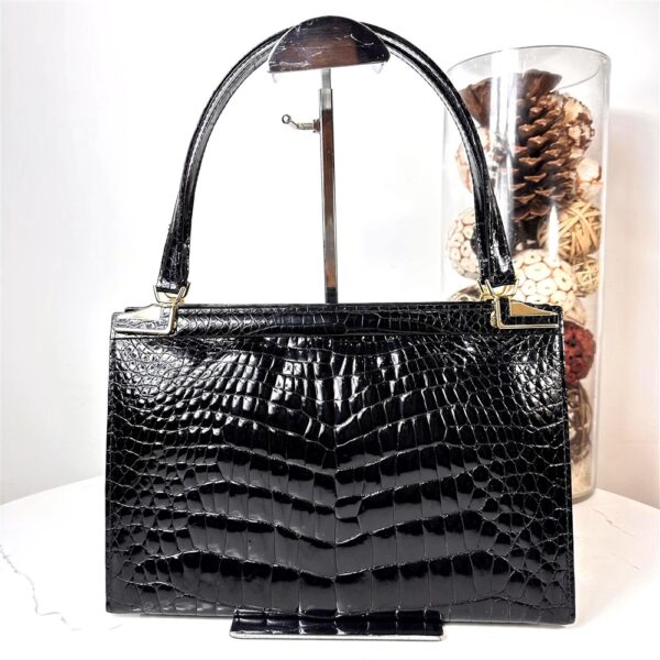 5287-Túi xách tay-ZAGLIANI Italy crocodile leather handbag2