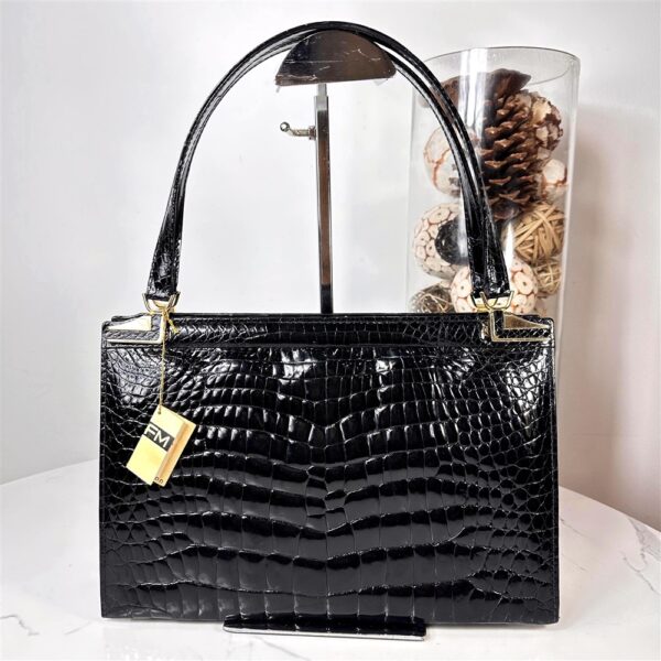 5287-Túi xách tay-ZAGLIANI Italy crocodile leather handbag4