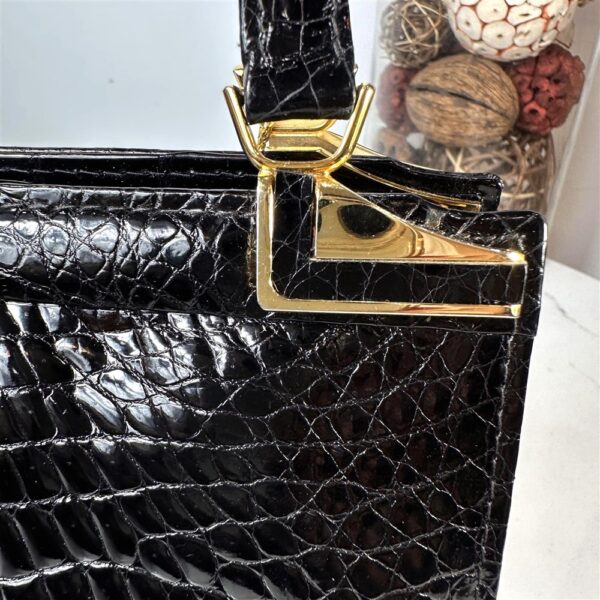 5287-Túi xách tay-ZAGLIANI Italy crocodile leather handbag11