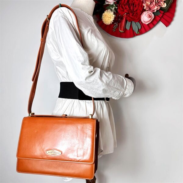 5292-Túi đeo vai-JUNKO KOSHINO leather shoulder bag1