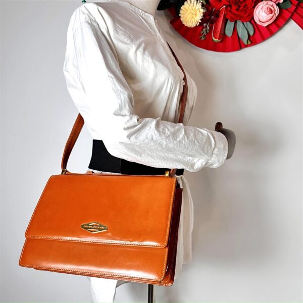 5292-Túi đeo vai-JUNKO KOSHINO leather shoulder bag2