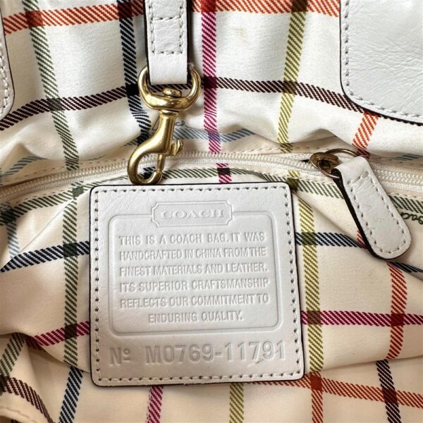 5299-Túi xách tay-COACH Canvas Limited Edition Bleecker Heritage Stripe bag-Khá mới18