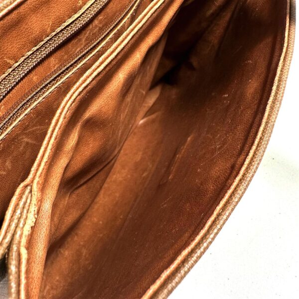 5309-Túi đeo chéo-NINA RICCI canvas leather crossbody bag11