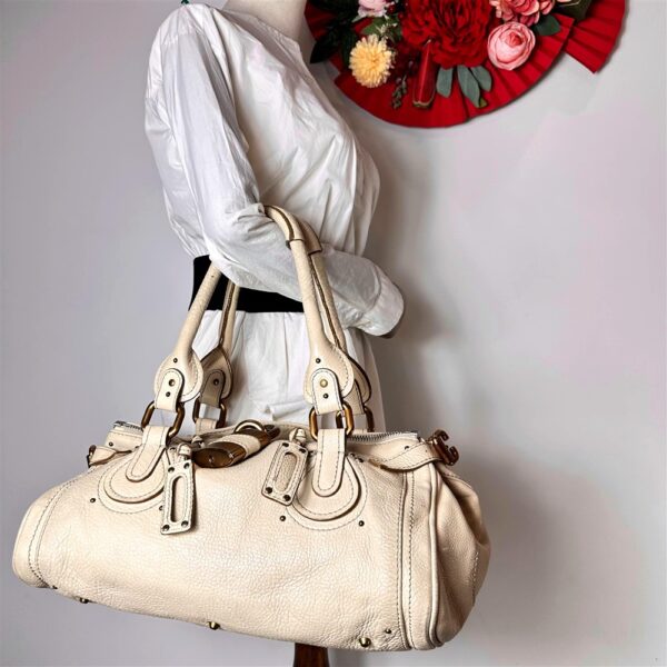5307-Túi xách tay-CHLOE Paddington leather large handbag1