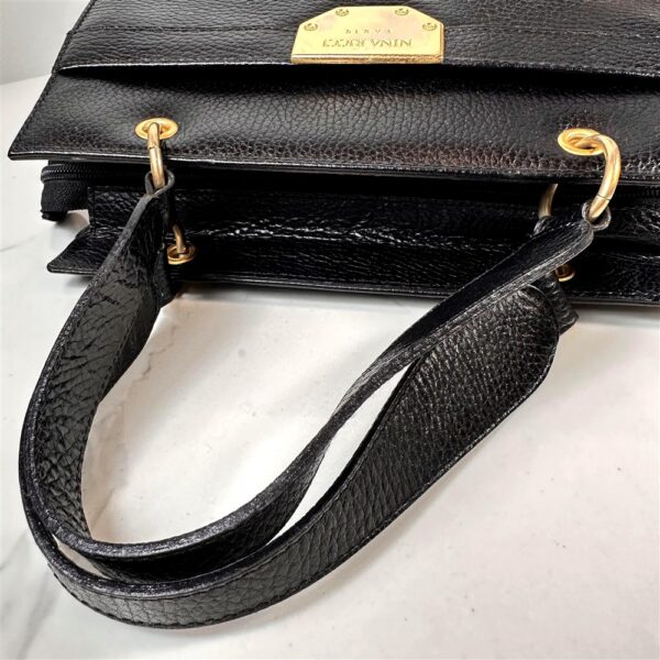 5314-Túi xách tay-NINA RICCI leather handbag-Như mới9