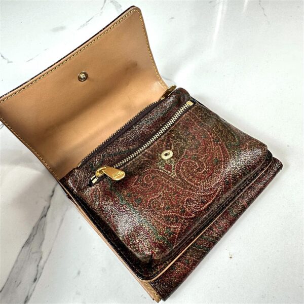 5320-Túi đeo nhỏ/Ví nữ-ETRO Paisley canvas leather small bag/Wallet4