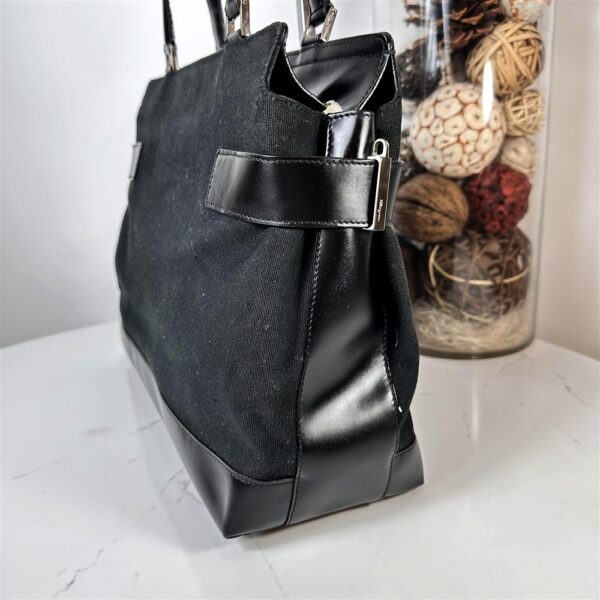 5341-Túi xách tay-SALVATORE FERRAGAMO Gancini leather and cloth handbag5