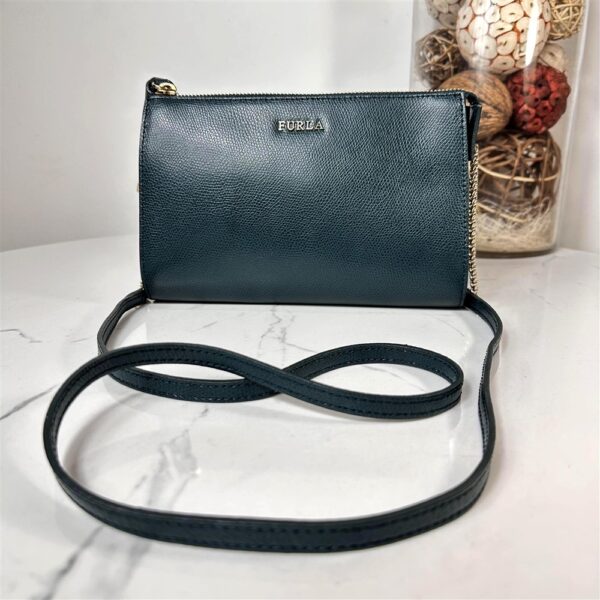 5339-Túi đeo chéo-FURLA Luna Green Saffiano Leather Crossbody Bag-Như mới2