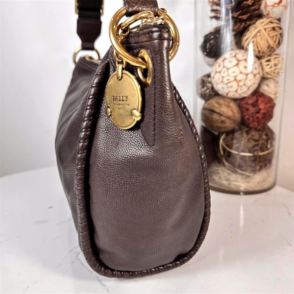 5332-Túi đeo chéo nam/nữ-BALLY vintage leather crossbody bag4