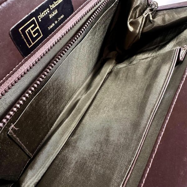 5328-Túi xách tay-PIERRE BAILMAIN leather vintage handbag13