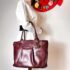 5325-Túi xách tay/đeo vai-FURLA leather tote bag1