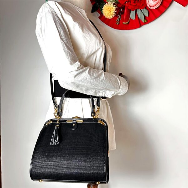 5347-Túi xách tay/đeo chéo-LA BORSA Horse Hair vintage handbag2
