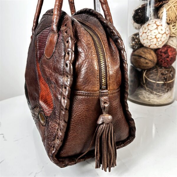 5353-Túi xách tay-IBIZA Aoyama leather vintage handbag3