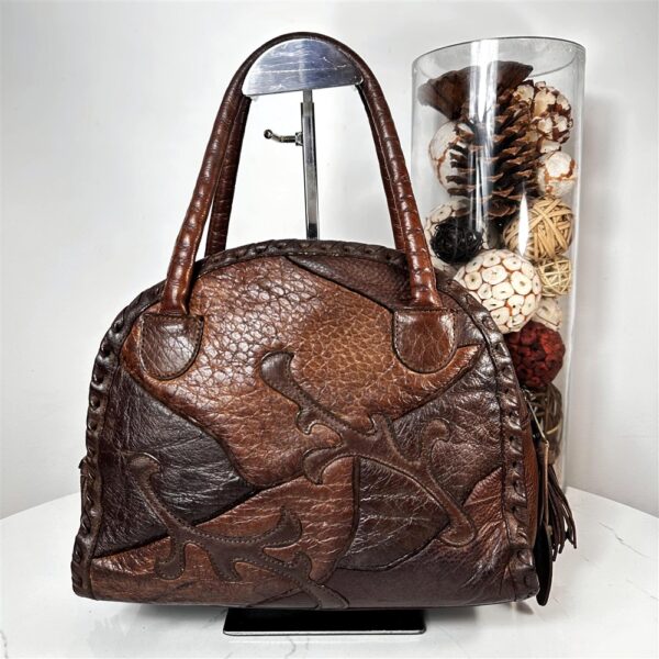 5353-Túi xách tay-IBIZA Aoyama leather vintage handbag4