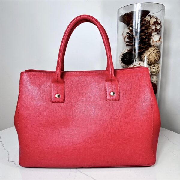 5344-Túi xách tay/đeo vai-FURLA Linda red epi leather satchel bag-Chưa sử dụng5