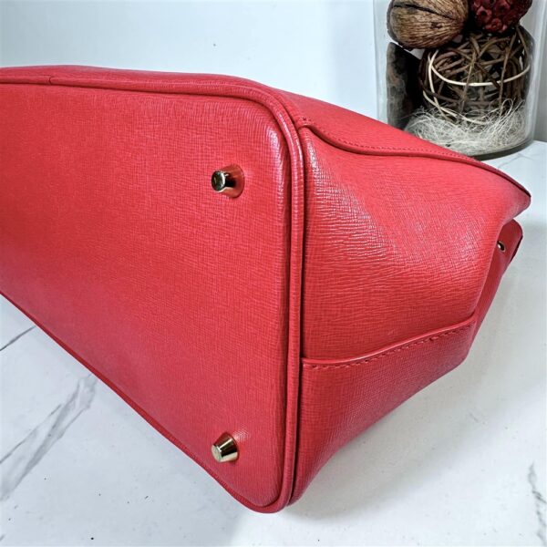 5344-Túi xách tay/đeo vai-FURLA Linda red epi leather satchel bag-Chưa sử dụng10