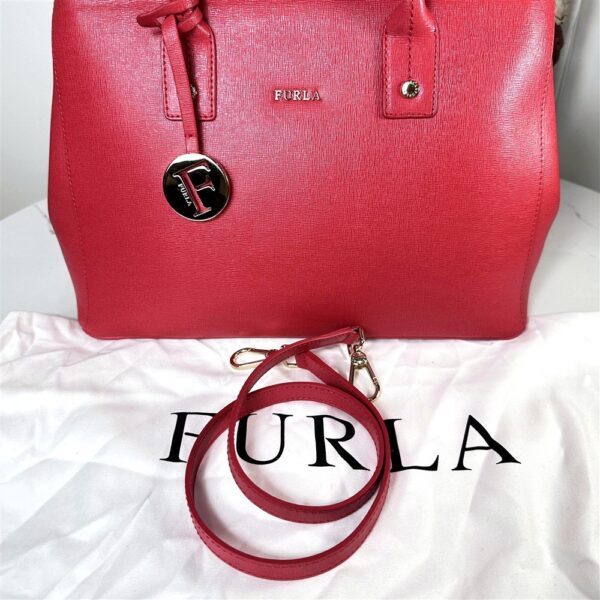 5344-Túi xách tay/đeo vai-FURLA Linda red epi leather satchel bag-Chưa sử dụng13