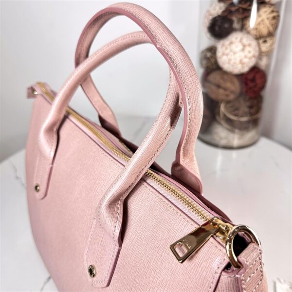 5343-Túi xách tay/đeo chéo-FURLA Linda pink epi leather satchel bag-Chưa sử dụng9